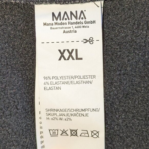 Mana Men's Hooded Gray Softshell Jacket XXL - Picture 9 of 12